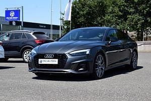 Gris metalizado Usado 2021 Audi A5 Sportback S-Line Utilitario | 31.190 € (Precio justo) - Imagen 1/4