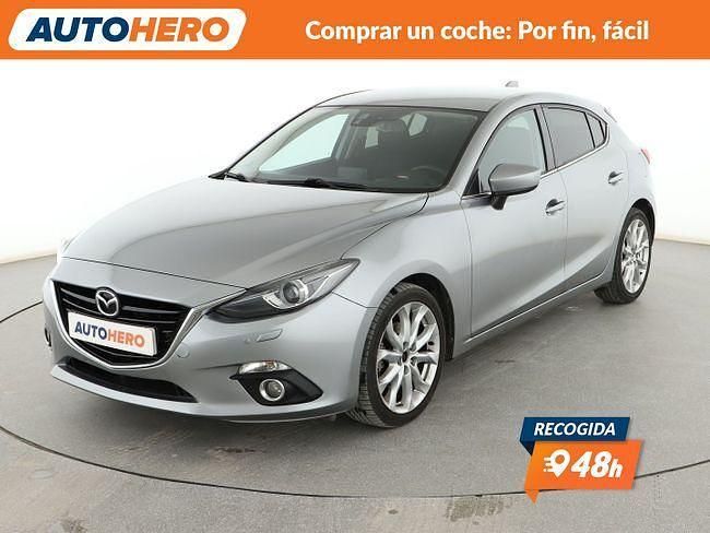Usado Mazda 3 Luxury 120 CV (88 kW) 2016 Gris Berlina