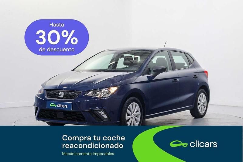 Usado Seat Ibiza CONNECT 80 CV (58 kW) 2019 Azul Utilitario