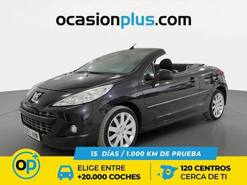 Negro Usado 2012 Peugeot 207 CC Descapotable | 7150 € (Precio justo) - Imagen 1/4