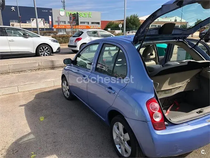 Usado Nissan Micra Acenta 88 CV (64 kW) 2003 Azul Utilitario