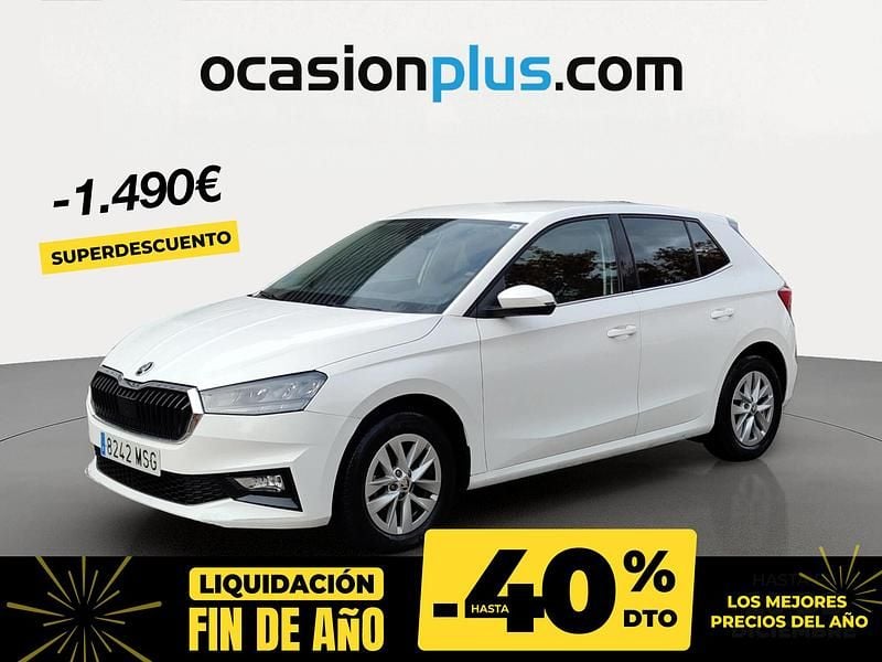 Blanco Usado 2024 Skoda Fabia Selection Berlina | 15.800 € (Super precio) - Imagen 1/4