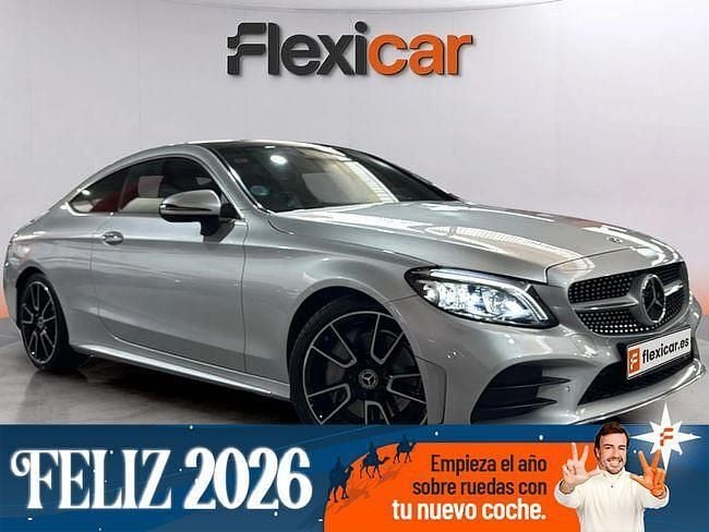 Gris Usado 2019 Mercedes C300e Coupe | 36.890 € (Un poco caro) - Imagen 1/4