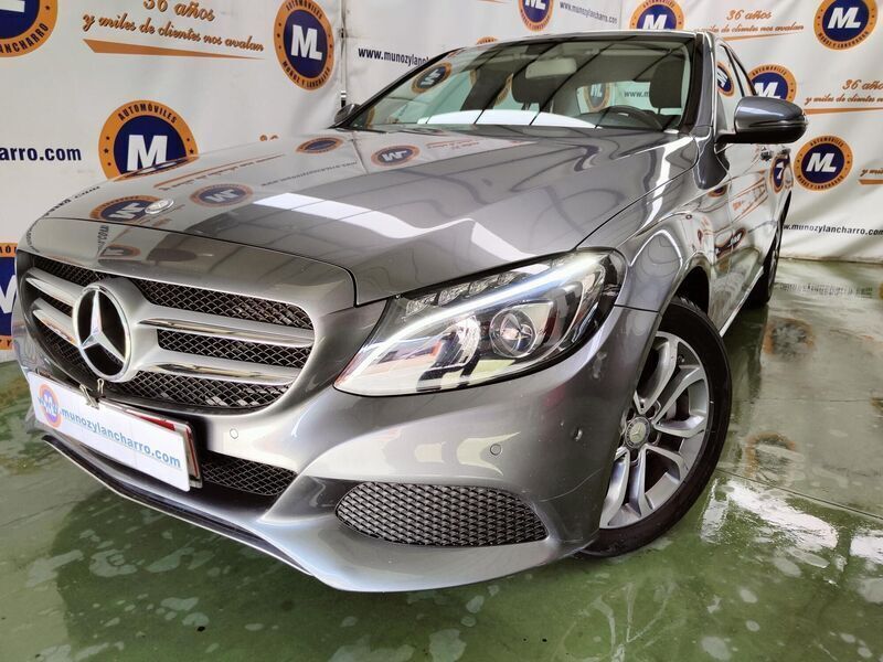 Gris Usado 2017 Mercedes C220 Berlina | 25.500 € (Caro) - Imagen 1/4
