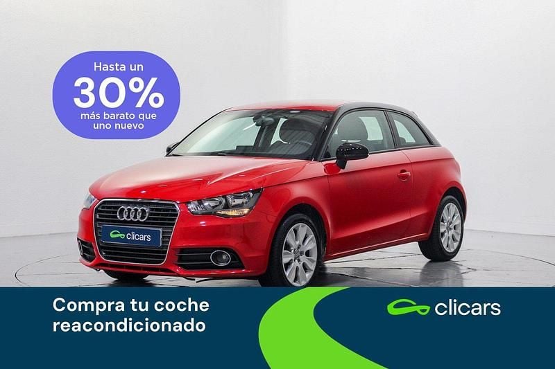 Rojo Usado 2014 Audi A1 Ambition Utilitario | 12.690 € (Precio justo) - Imagen 1/4