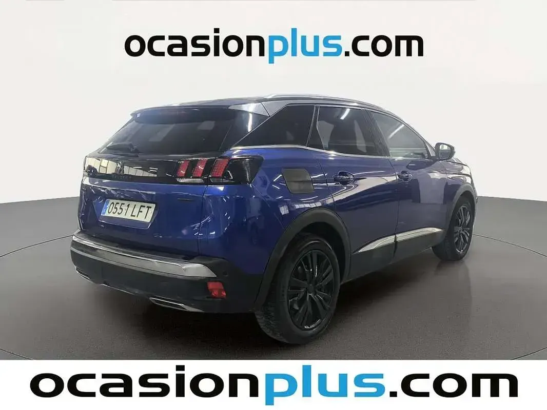 Usado Peugeot 3008 GT-line 131 CV (96 kW) 2020 Azul SUV