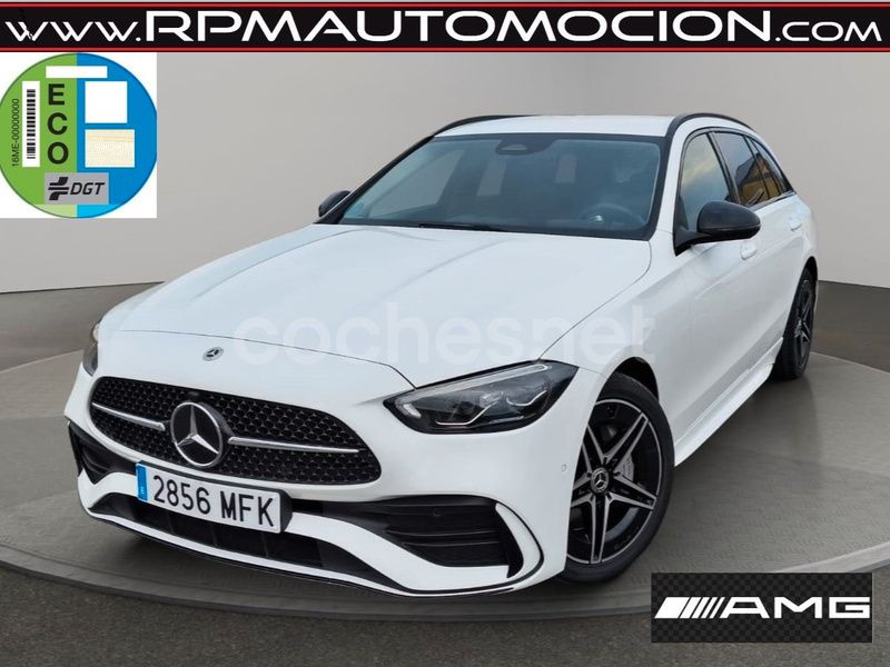 Blanco Usado 2023 Mercedes C220 Familiar | 40.990 € (Precio justo) - Imagen 1/4