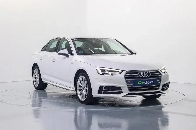 Brugt Audi A4 S-Line 150 HK (110 kW) 2018 Hvid Sedan