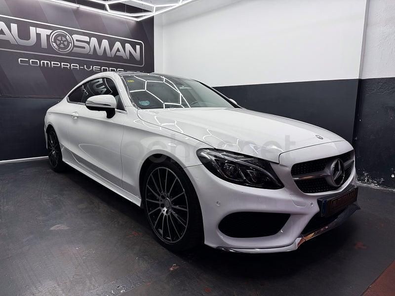 Usado Mercedes C220 170 CV (125 kW) 2016 Blanco Coupe