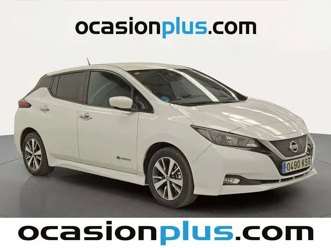 Usado Nissan Leaf Acenta 160 kW (218 CV) 2019 Blanco Utilitario