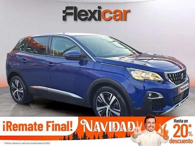Usado Peugeot 3008 Allure 131 CV (96 kW) 2018 Azul SUV
