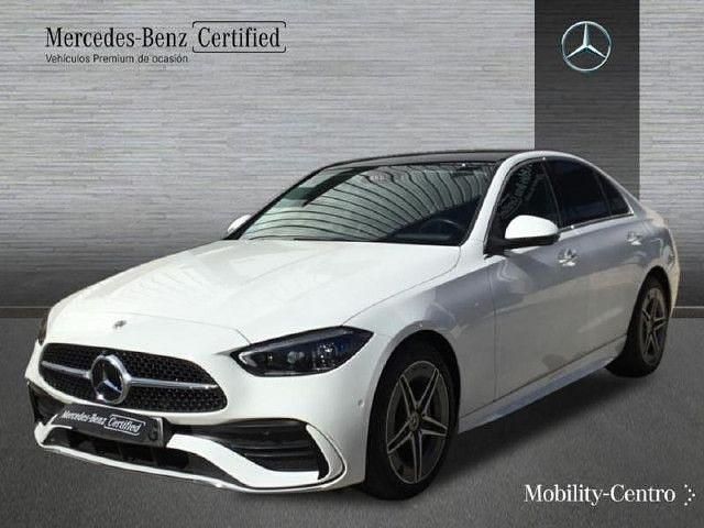 Usado Mercedes C300e AMG line 313 CV (230 kW) 2024 Blanco polar Berlina