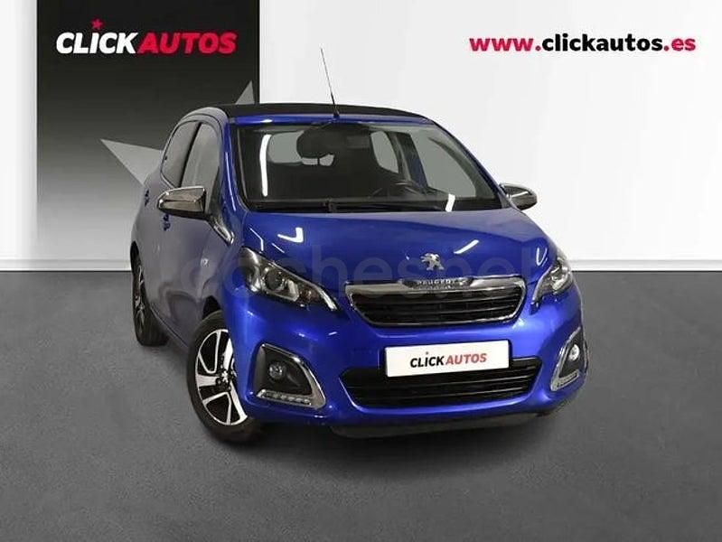 Usado Peugeot 108 Allure 72 CV (52 kW) 2021 Azul Berlina