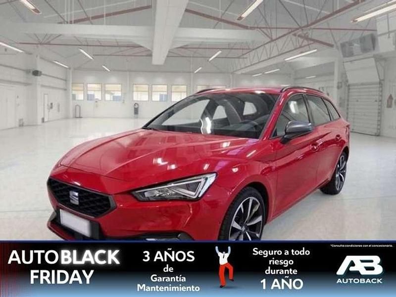 Rojo Usado 2021 Seat Leon FR Familiar | 15.721 € (Buen precio) - Imagen 1/2
