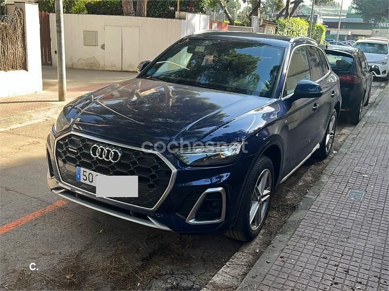 Usado Audi Q5 S-Line 204 CV (150 kW) 2021 Azul SUV
