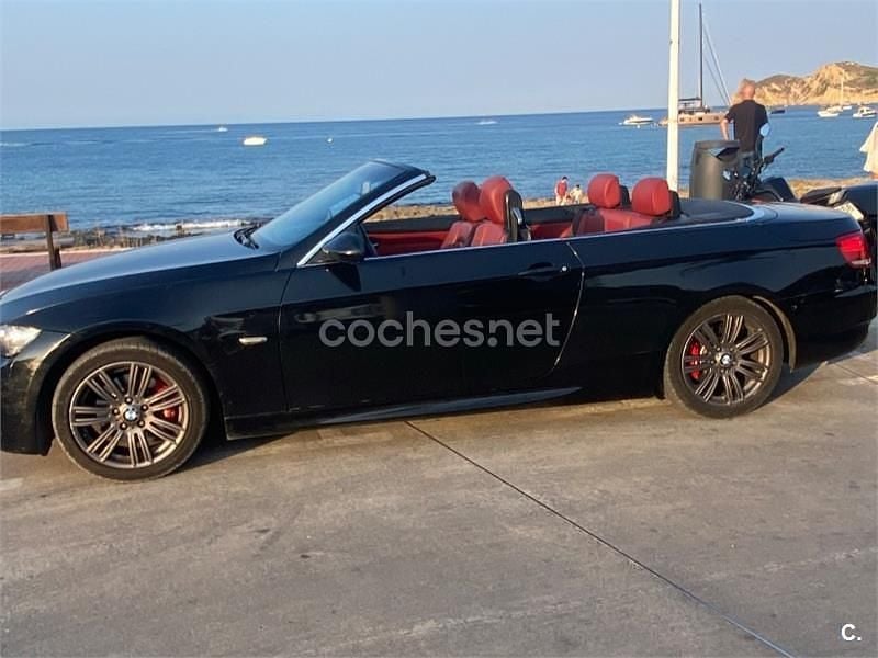 Negro Usado 2007 BMW 320 Cabriolet Descapotable | 9000 € (Super precio) - Imagen 1/4