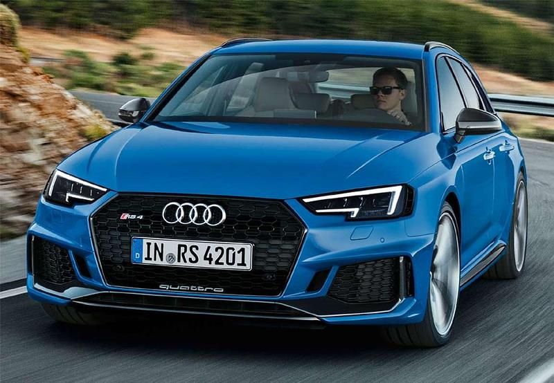 Rojo Usado 2018 Audi RS4 Familiar | 61.990 € (Precio justo) - Imagen 1/4