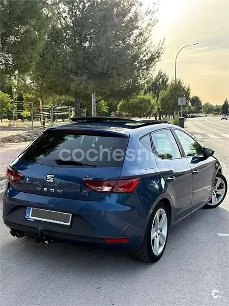 Usado Seat Leon FR 184 CV (135 kW) 2014 Azul Berlina