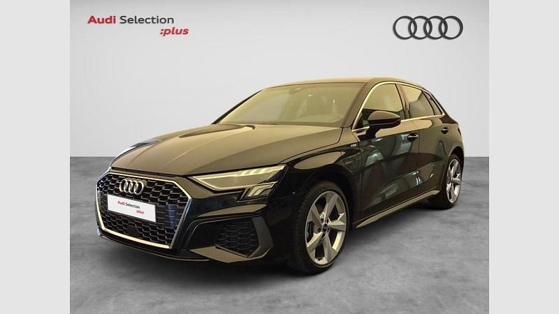 Gris daytona efecto perla Usado 2024 Audi A3 Sportback e-tron S-Line Utilitario | 35.400 € (Caro) - Imagen 1/4