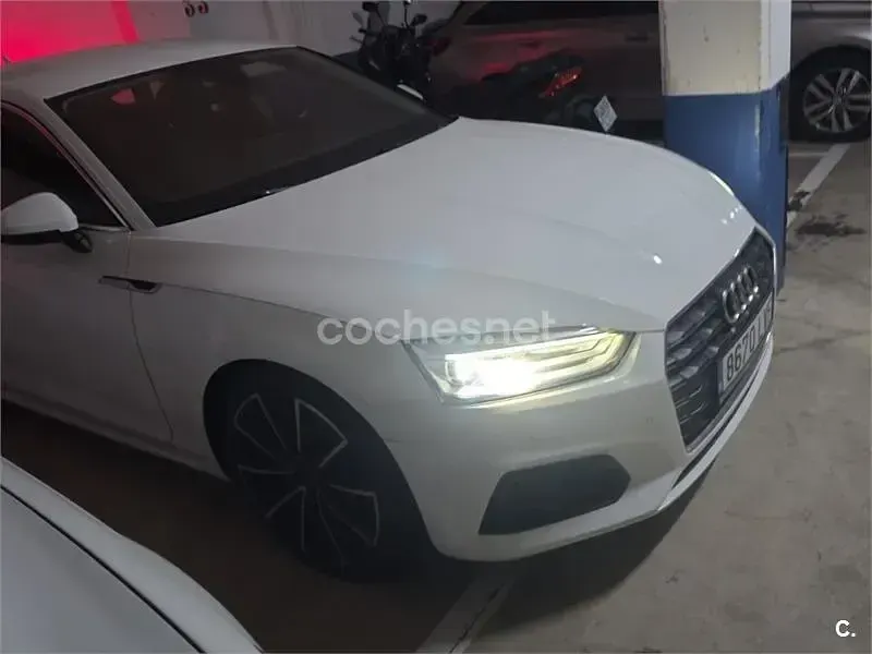 Usado Audi A5 Sportback 150 CV (110 kW) 2018 Blanco Utilitario