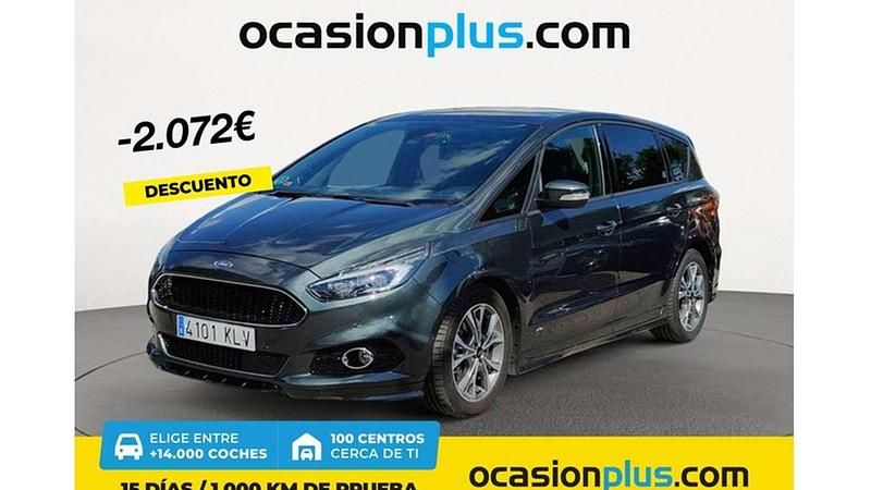 Gris Usado 2018 Ford S-MAX ST-Line Monovolumen | 20.728 € (Un poco caro) - Imagen 1/4