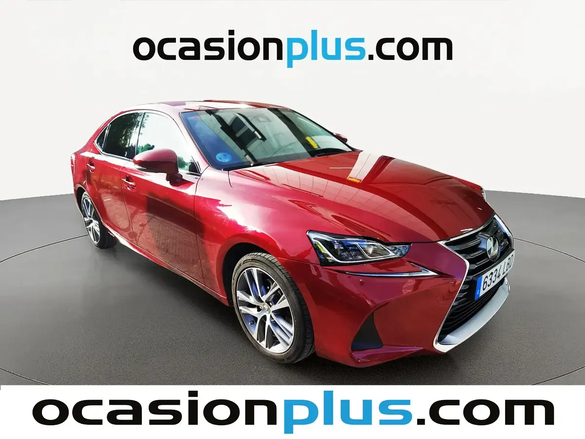 Usado Lexus IS300h Executive Line 223 CV (164 kW) 2019 Rojo Berlina