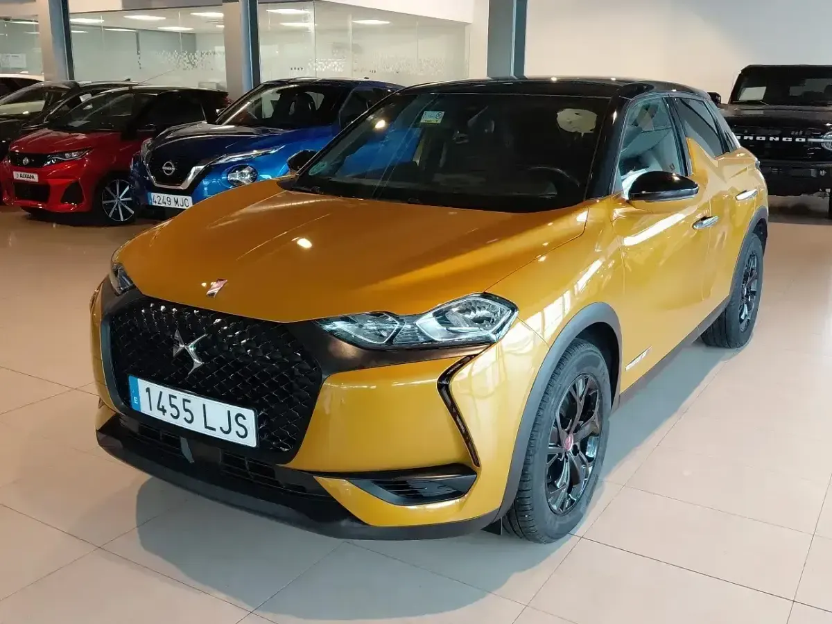 Usado DS Automobiles DS3 Crossback Performance 130 CV (95 kW) 2020 Naranja SUV