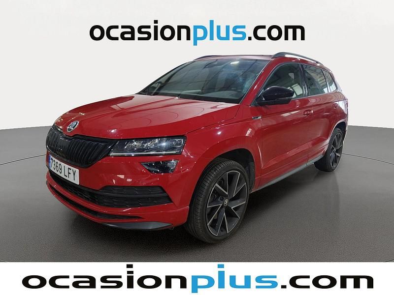 Rojo Usado 2020 Skoda Karoq SportLine SUV | 18.537 € (Precio justo) - Imagen 1/4