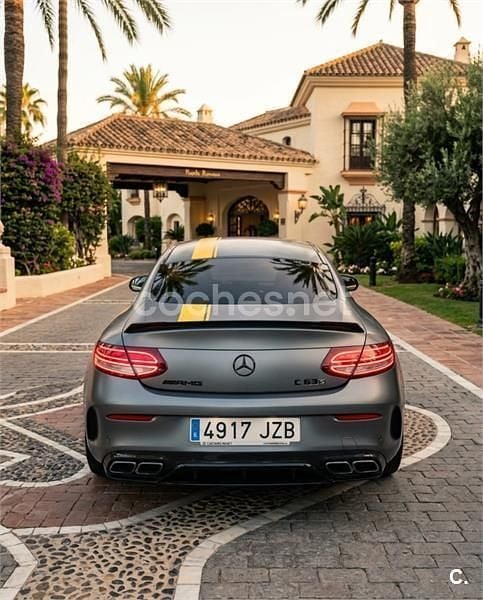 Usado Mercedes C63S AMG 510 CV (375 kW) 2017 Gris / plata Coupe
