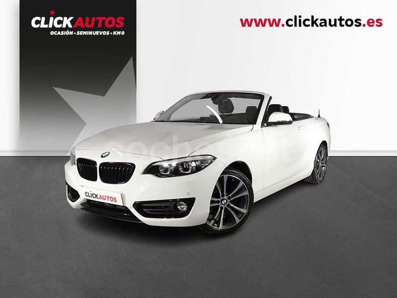 Blanco Usado 2021 BMW 220 Descapotable | 31.950 € (Un poco caro) - Imagen 1/4