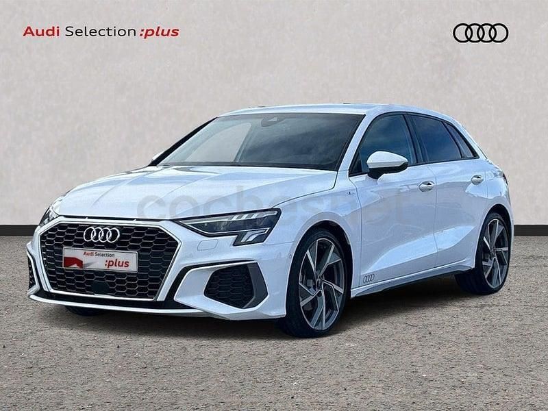 Usado Audi A3 S-Line 150 CV (110 kW) 2023 Blanco Berlina