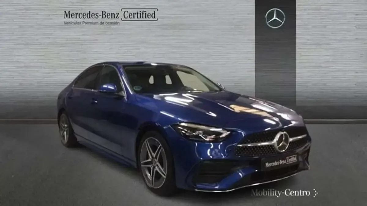 Usado Mercedes C200 207 CV (152 kW) 2022 Azul Berlina