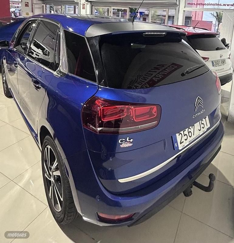 Usado Citroën C4 Picasso PureTech 130 CV (95 kW) 2016 Azul Monovolumen