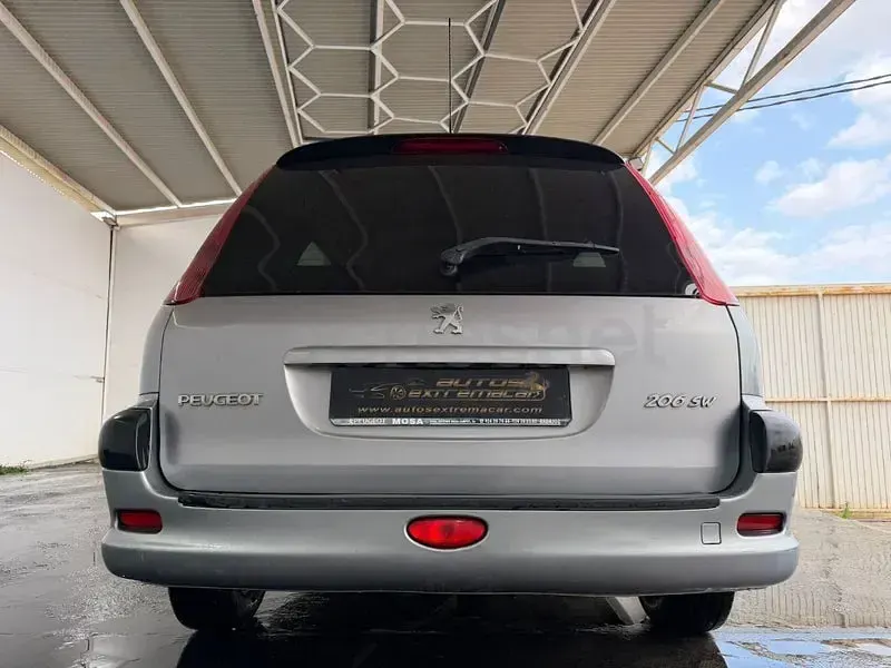 Usado Peugeot 206 90 CV (66 kW) 2002 Gris / plata Familiar