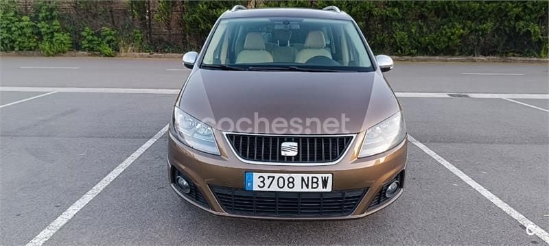 Marrón Usado 2011 Seat Alhambra Ecomotive Monovolumen | 10.250 € (Precio justo) - Imagen 1/4