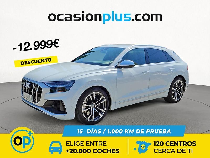 Blanco Usado 2020 Audi Q8 S-Line SUV | 79.190 € (Un poco caro) - Imagen 1/4