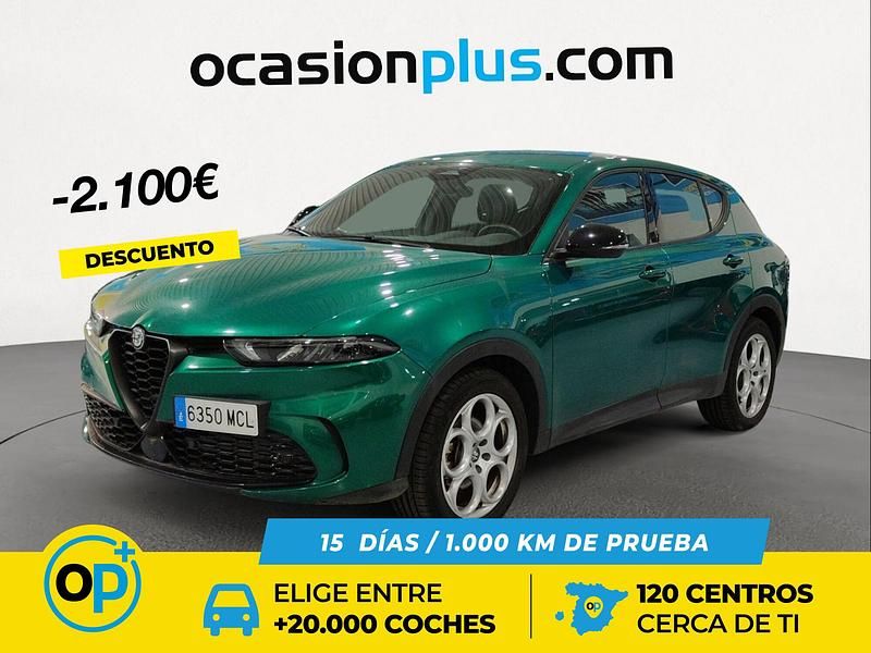 Verde Usado 2022 Alfa Romeo Tonale Sprint SUV | 23.100 € (Precio justo) - Imagen 1/4