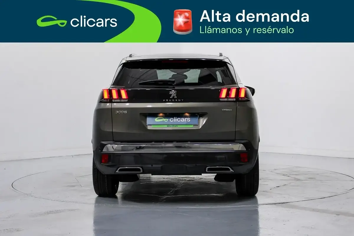 Usado Peugeot 3008 GT-line 130 CV (95 kW) 2018 Gris SUV