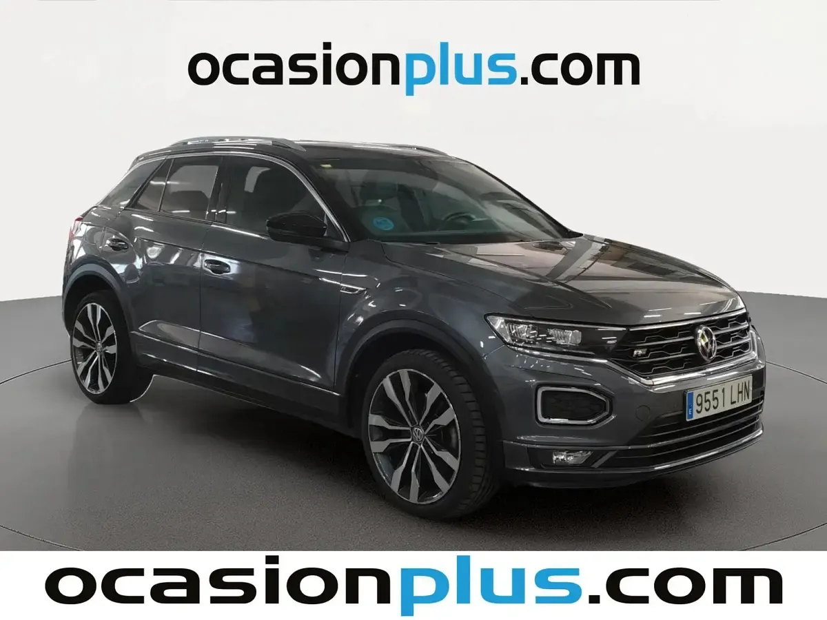 Usado VW T-Roc Sport 150 CV (110 kW) 2020 Gris SUV