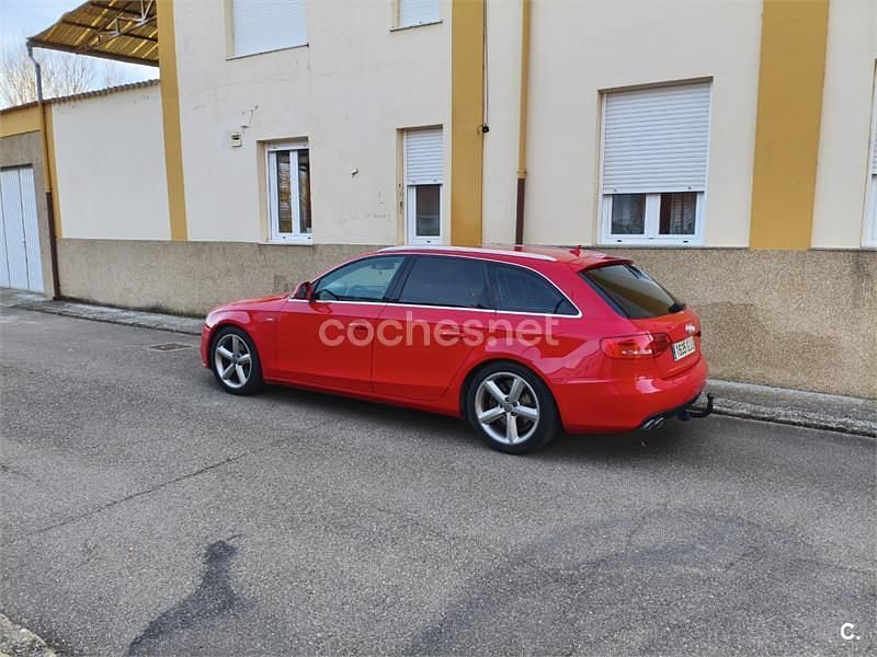 Usado Audi A4 S-Line 170 CV (125 kW) 2008 Rojo Familiar