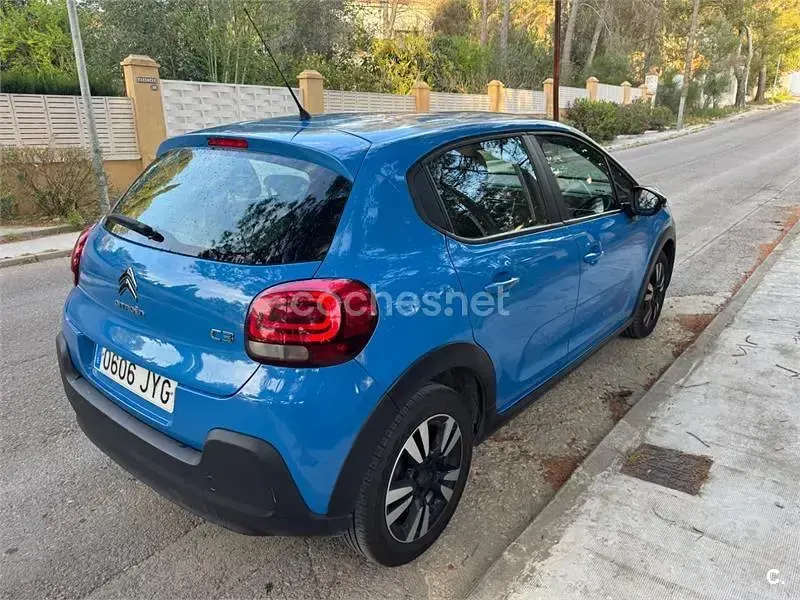 Usado Citroën C3 Feel 82 CV (60 kW) 2017 Azul Berlina