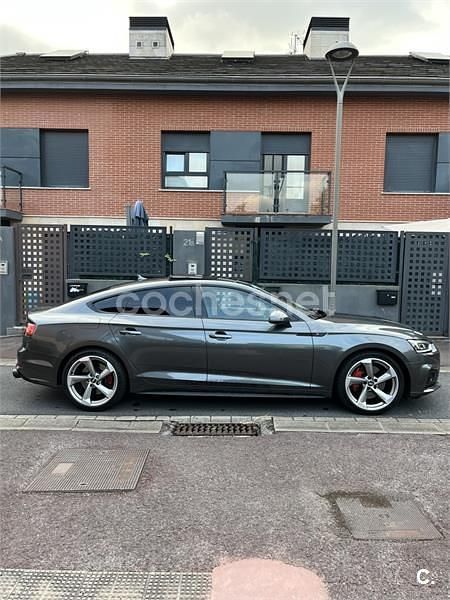 Usado Audi A5 Sportback S-Line 252 CV (185 kW) 2018 Gris / plata Utilitario