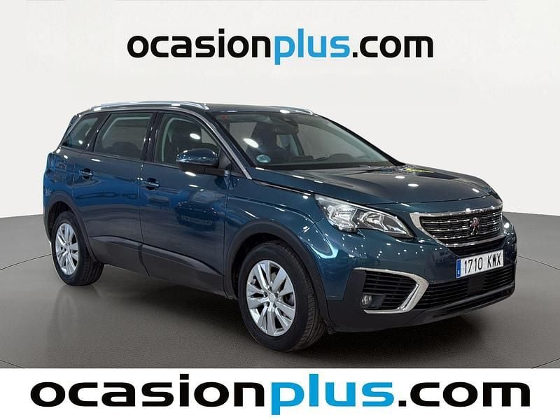 Usado Peugeot 5008 Active 130 CV (95 kW) 2019 Verde SUV