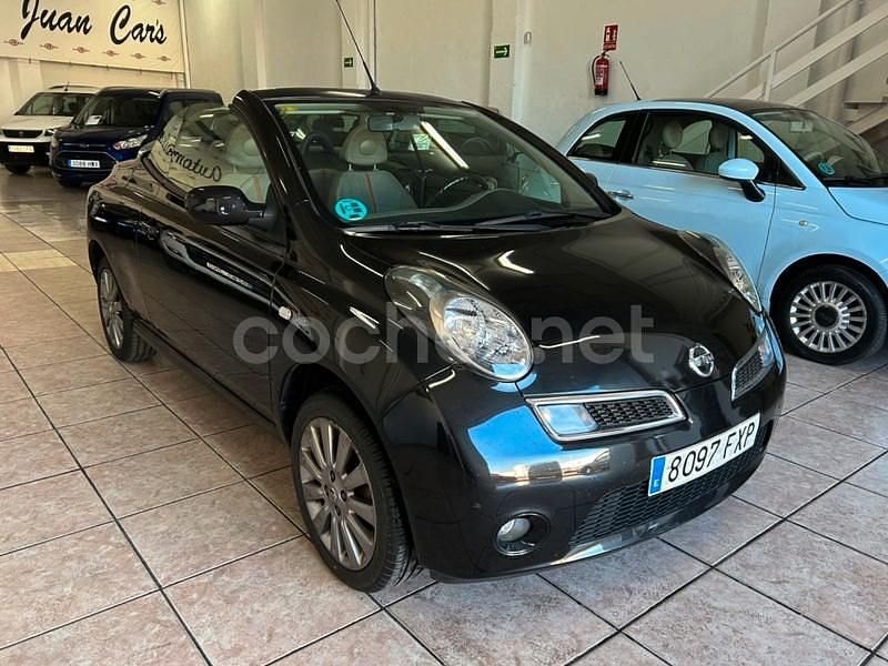 Usado Nissan Micra C+C 88 CV (64 kW) 2007 Negro Descapotable