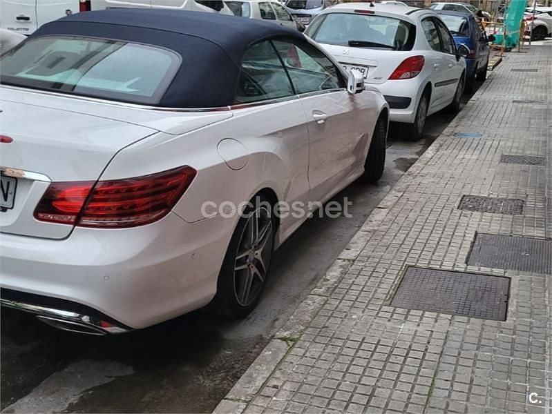 Usado Mercedes E220 170 CV (125 kW) 2015 Blanco Descapotable