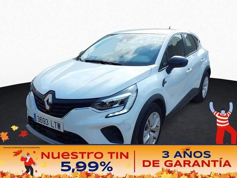 Blanco Usado 2021 Renault Captur Intens SUV | 11.650 € (Buen precio) - Imagen 1/2