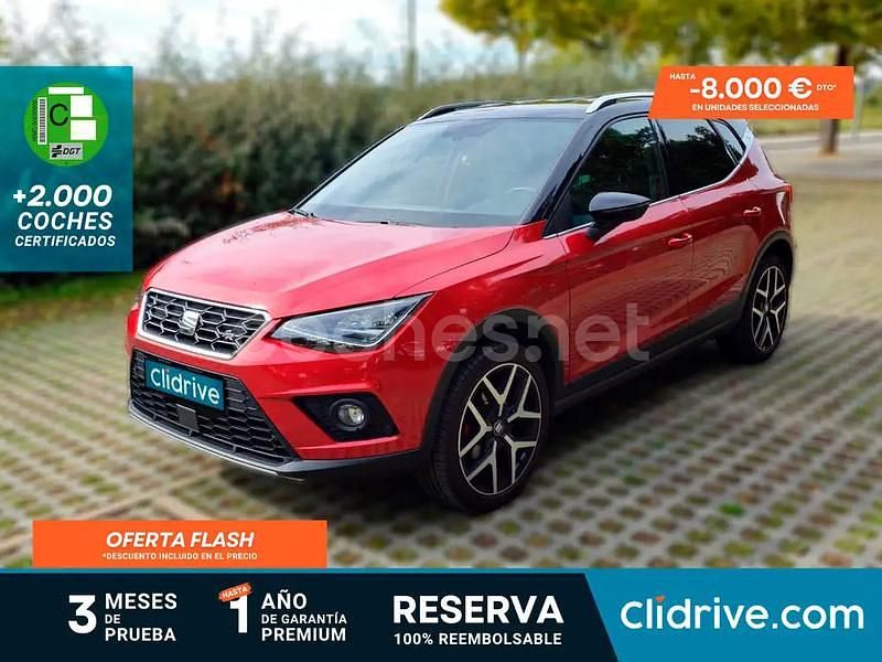 Rojo Usado 2019 Seat Arona FR SUV | 17.390 € (Precio justo) - Imagen 1/3