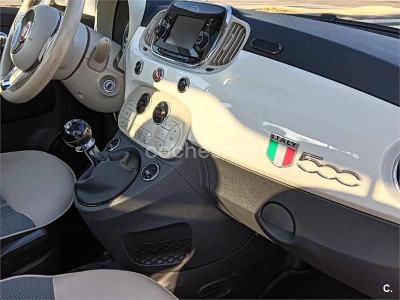 Usado Fiat 500 Lounge 69 CV (50 kW) 2017 Blanco Berlina