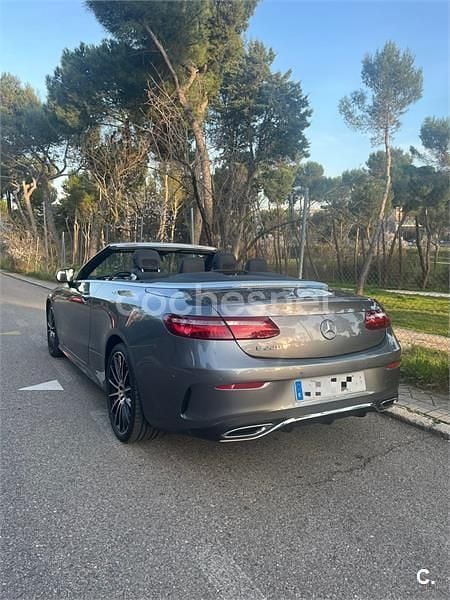 Usado Mercedes E220 170 CV (125 kW) 2018 Gris / plata Descapotable