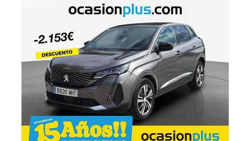 Plateado Usado 2023 Peugeot 3008 Allure Monovolumen | 21.264 € (Buen precio) - Imagen 1/4